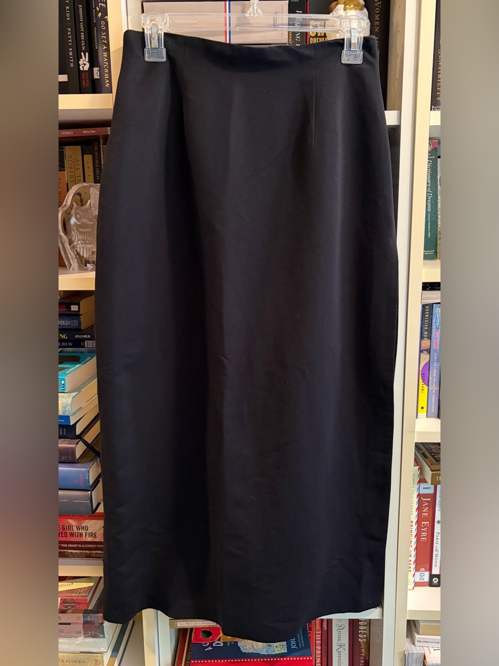 JRT by Newport News High Waisted Long Black Skirt Vintage